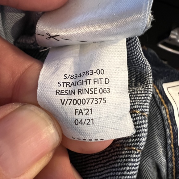 Gap Men's Straight Leg Denim Jeans - Resin Wash Size 30x30 - Picture 9 of 9